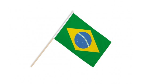 Brazil Hand Flags